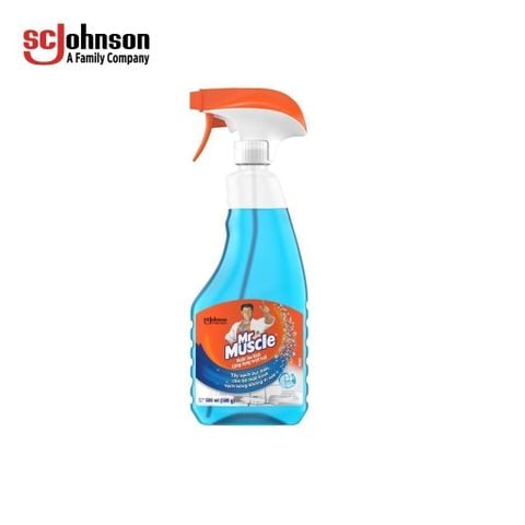 Nước Lau Kính Mr Muscle Vệ Sinh Kính Siêu Nhanh - Siêu Sạch 500ml.