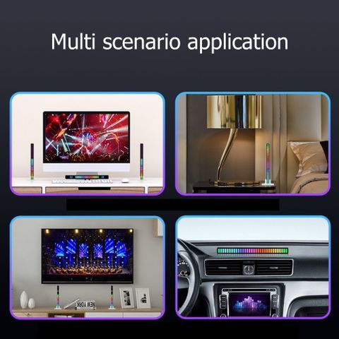 Đèn Led Thanh Rgb Nhảy Theo Nhạc Trang Trí Góc Làm Việc Góc Học Tập Chơi Game Cực Đẹp