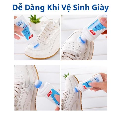 Chai Vệ Sinh Giày Thể Thao PLAC - Tẩy Trắng Giày, Dép, Túi Xách Ngay Lần Đầu Sử Dụng.