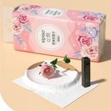 Khăn Rút Treo Tường SIPIAO Hoa Hồng Bịch 1000 Tờ - 4 Lớp Dai Mềm Từ Bột Tre