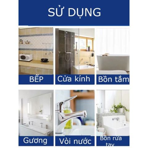 Chai Xịt Bọt Tuyết Vệ Sinh Nhà Tắm Bathroom Cleaner Vệ Sinh Bồn Cầu - Bồn Tắm Sứ Dung Tích 500ml