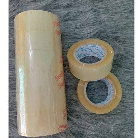Cuộn Băng Keo Trong 200 YARD Lõi Mỏng - 1 Cây 6 Cuộn [2Kg] Đảm Bảo Chất Lượng