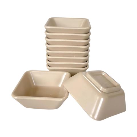Đĩa Chấm Vuông 1 Ngăn Nhựa Việt Nhật 1219 Đựng Nước Chấm, Nước Sốt, Bát Gia Vị.
