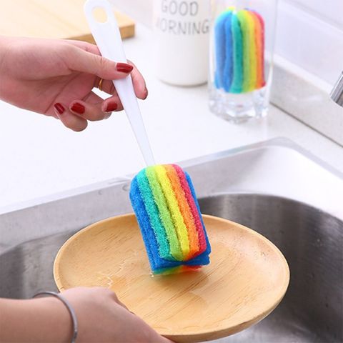 Dụng Cụ Cọ Rửa Cốc, Chén, Ly - Cọ Rửa Vệ Sinh Bình Sữa Cho Bé Tiện Dụng.