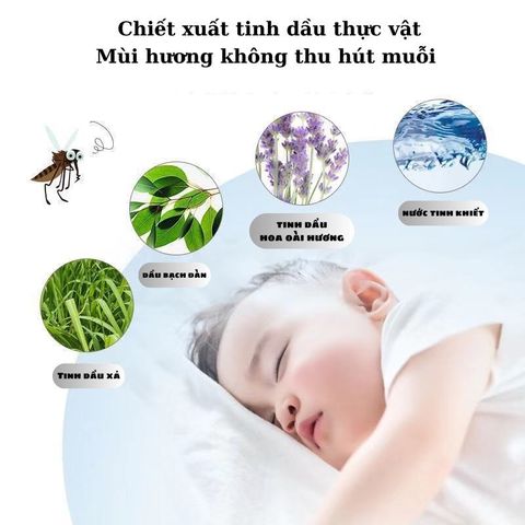 Khăn Giấy Ướt Đuổi Muỗi, Côn Trùng An Toàn Cho Bé Gói 10 Khăn Tiện Dụng