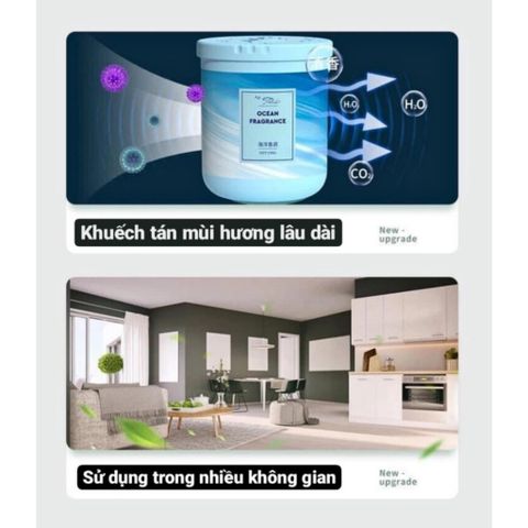 Sáp Thơm Phòng Khử Mùi Air Fres 260G Kháng Khuẩn Hương Thơm Dịu Nhẹ, Tự Nhiên Hàng Nội Địa Trung