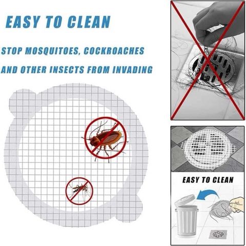 Miếng Lưới Lọc Rác Chống Tắc Cống Thoát Nước Nhà Tắm Ngăn Côn Trùng.