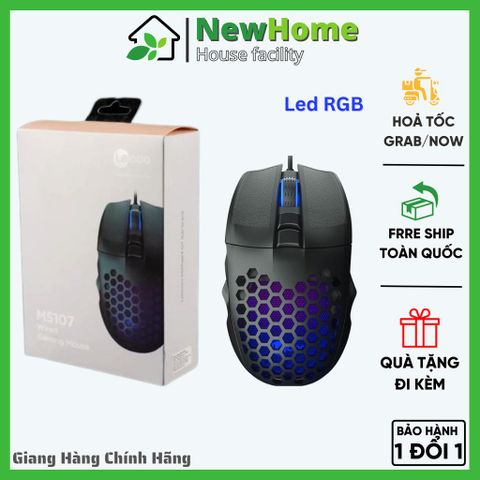 Chuột Gaming Lenovo Lecoo MS107 LED RGB Chuyên Game PC Laptop
