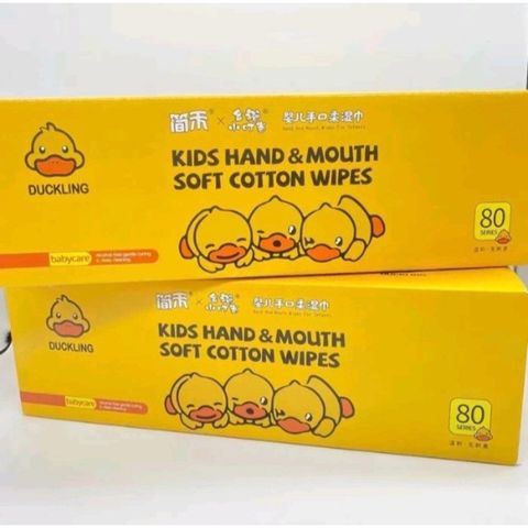 Thùng 10 Gói Khăn Ướt Vịt Vàng Cao Cấp DUCKLING