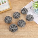 Set 6 Búi Cọ Xoong Nồi CHUWEIJIE Mini Chất Liệu Thép Không Gỉ.