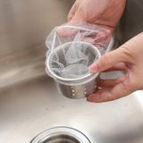 Set 100 Túi Lọc Rác, Lưới Lọc Chặn Rác Bồn Rửa Chén Bát Tiện Lợi Chống Tắc Nghẽn