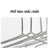 Set 10 Móc Treo Quần Áo Chất Liệu Inox 304 Cao Cấp Bền Đẹp - Chịu Tải Tốt.