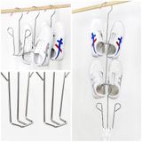 Móc Phơi Giày Dép Inox Không Gỉ - Phơi Giày Dép Nhanh Khô, Khung Móc Cứng Cáp Giữ Form Giày Dép.