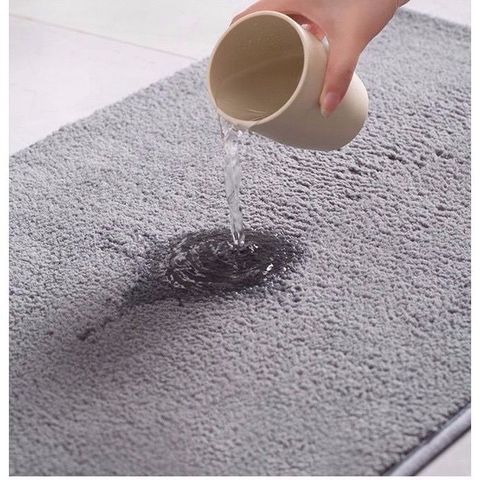 Thảm Nỉ Lau Chân Hình Chữ Nhật Lông Mềm Mịn Dày Dặn có Đế Chống Trơn Trượt Hàng Chất Lượng Cao