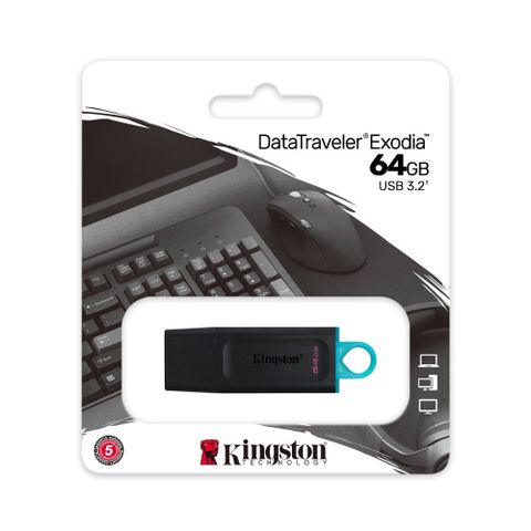 USB Máy Tính 32GB/64GB/128GB, USB Kingston DataTraveler 3.2 Tốc Độ Cao