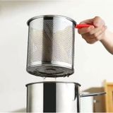 Nồi Chiên Ngập Dầu Mini Kèm Rổ Chiên Lọc Dầu Inox 2in1 Chống Rỉ - Nấu Được Bếp Từ 1200ml.