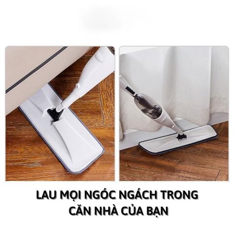 Cây Lau Nhà Phun Sương Thông Minh Đa Năng Có Bình Xịt Nước Dung Tích 350ml