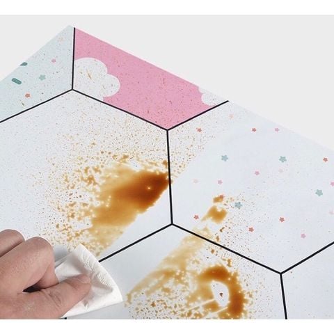Decal Dán Tường Nhà Bếp Tráng Nhôm - Chịu Nhiệt Dễ Dàng Vệ Sinh Lau Chùi Có Keo Sẵn.