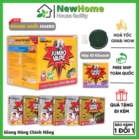 Nhang Muỗi JUMBO Giúp Xua Đuổi Muỗi - Côn Trùng Hiệu Quả, An Toàn Khi Sử Dụng.