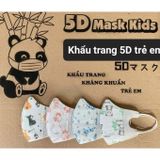 Khẩu Trang 5D Mask Kids Cho Trẻ Em - Vải Không Dệt 3 Lớp Lọc Bụi Mịn, Kháng Khuẩn, Ngừa Tia Uv.