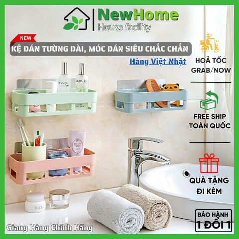 Khay Dán Tường Việt Nhật Dài, Móc Dán Siêu Chắc Chắn Tiện Lợi Phù Hợp Mọi Không Gian.