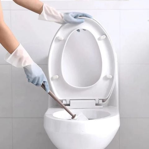 Găng Tay Cao Su Phối Màu Rửa Chén, Bát - Làm Bếp Tiện Dụng Hàng Nhập Khẩu.