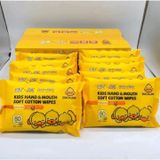 Thùng 10 Gói Khăn Ướt Vịt Vàng Cao Cấp DUCKLING