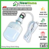 Bóng Đèn Led 20W Kèm Đuôi Đèn Có Công Tắc - Dây Dài 2.5M Siêu Tiết Kiệm Điện An Toàn Tiện Lợi.