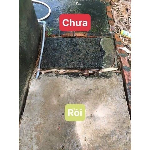 Bột Tẩy Rong Rêu Bảo An, Tẩy Sạch Rong Rêu Bám Trên Sân Nền Xi Măng Gói 500 Gram