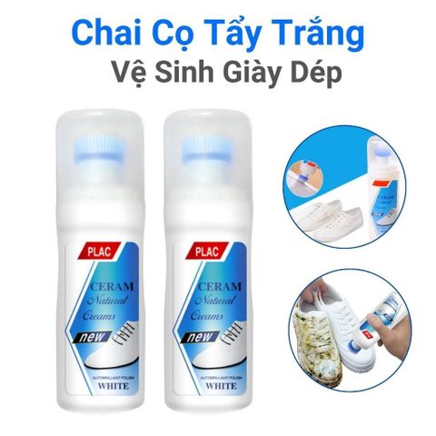 Chai Vệ Sinh Giày Thể Thao PLAC - Tẩy Trắng Giày, Dép, Túi Xách Ngay Lần Đầu Sử Dụng.
