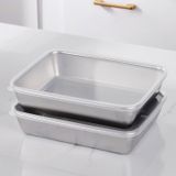 Hộp Đựng Thực Phẩm Lạnh, Hộp Inox 304 Chữ Nhật Cỡ Lớn Kèm Nắp Nhựa Cao Cấp.