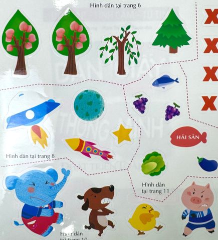 Sách thiếu nhi - Dán giấy EQ tình cảm - Độc lập - Tình cảm - Tự tin