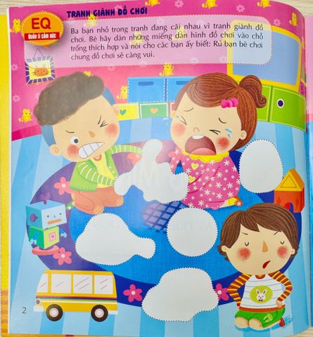 Sách thiếu nhi - Dán giấy EQ tình cảm - Độc lập - Tình cảm - Tự tin