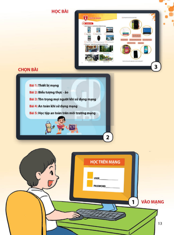 Sách - Hướng dẫn kĩ năng sử dụng mạng an toàn lớp 1