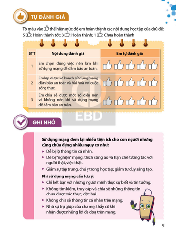 Sách - Hướng dẫn kĩ năng sử dụng mạng an toàn lớp 4