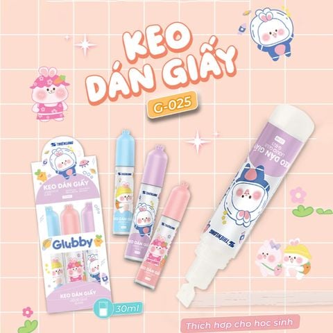Keo dán giấy G-025 (Mẫu ngẫu nhiên)