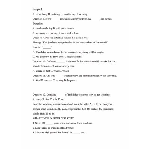 Sách tham khảo - Ôn tập thi vào lớp 10 môn Tiếng Anh năm học 2025-2026 (Theo chương trình GDPT 2018)