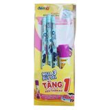 Vỉ 3 bút GEL 0.5mm tặng 1 keo dán