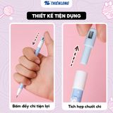 Bút chì bấm Thiên Long PC-029 tích hợp chuốt - Màu thân ngẫu nhiên