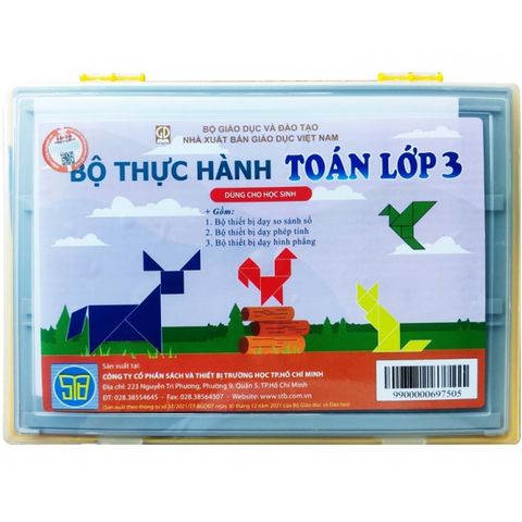 Bộ Thực Hành Toán Lớp 3 STB (Hộp 1)  – Dùng Cho Học Sinh – TT 37