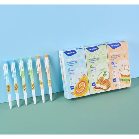 Bút GELB-034 - Premium Phiên bản Món ăn vặt - Mực Xanh