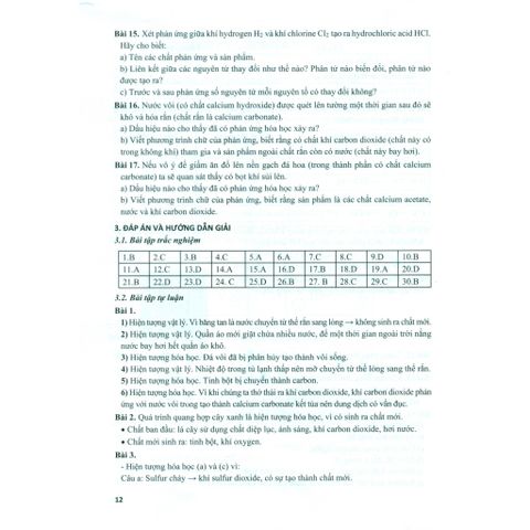 Sách tham khảo - Bài tập phát triển năng lực môn Khoa học tự nhiên 8 (Theo chương trình GDPT mới)