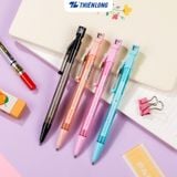 Bút chì bấm 2B PC-030 ngòi 2mm tích hợp chuốt - Màu ngẫu nhiên