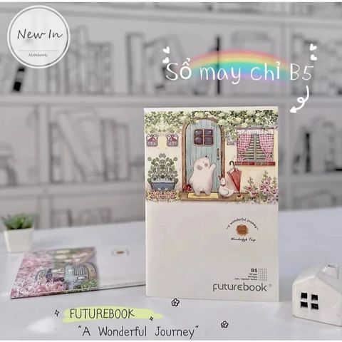 Sổ caro may chỉ B5 Wonderful - MC846 (Hình ngẫu nhiên)