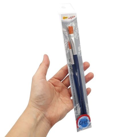 Cọ vẽ màu nước 2 chiếc Thiên Long - Colokit BRW C01