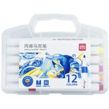 Bút Acrylic Marker 12 màu HM108-12