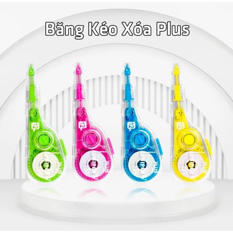 Xóa kéo Plus 5mm x12M (Màu ngẫu nhiên)