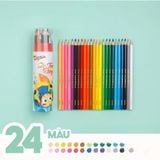 Bút chì màu kèm chuốt chì Thiên Long CPC-C021 24 màu