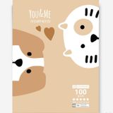 Tập học sinh - Vở 4 Ôly FUTUREBOOK 96 trang ( cả bìa ) định lượng 100gsm - YOU & ME