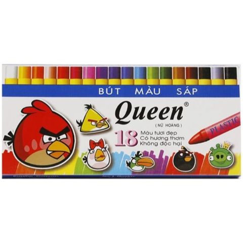 Sáp màu 18 màu Queen PC-018